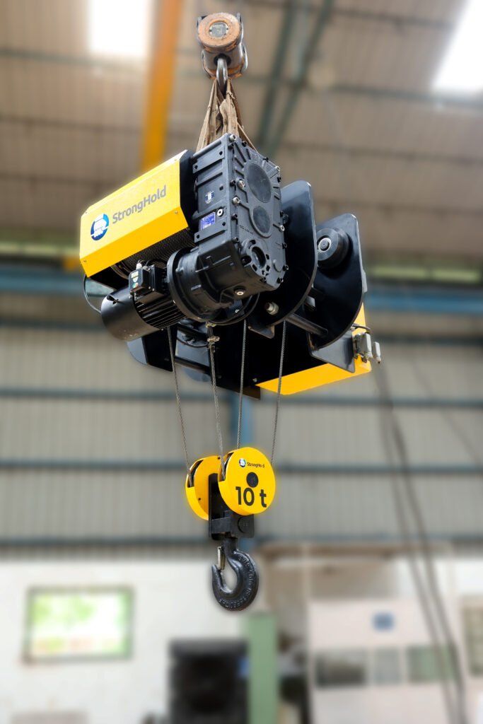 Electric wire rope hoist manufactured and testing with high