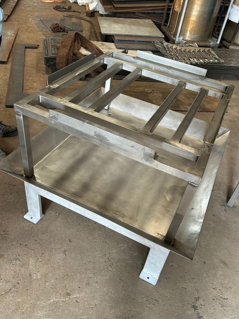 SS304 fabricated structure in warehouse