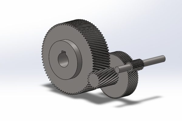 Multi-Stage Gear Train Design & Modelling Multi stage gear train mechanical design and CAD modelling for power transmission system