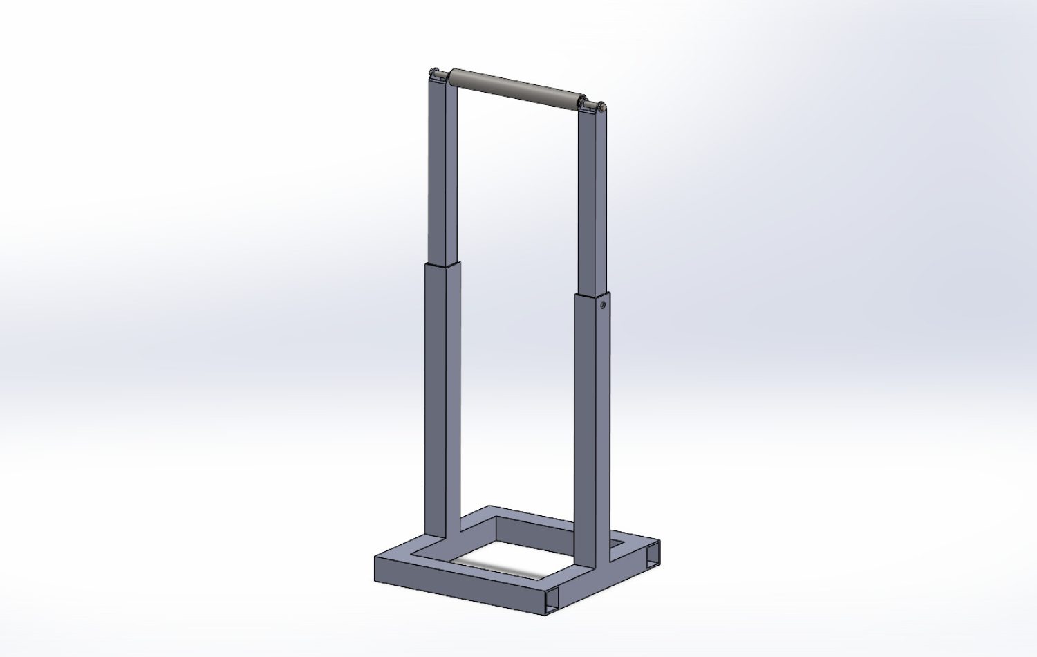 Adjustable Pipe Support Roller System Adjustable pipe support roller mechanical design for industrial pipe handling system